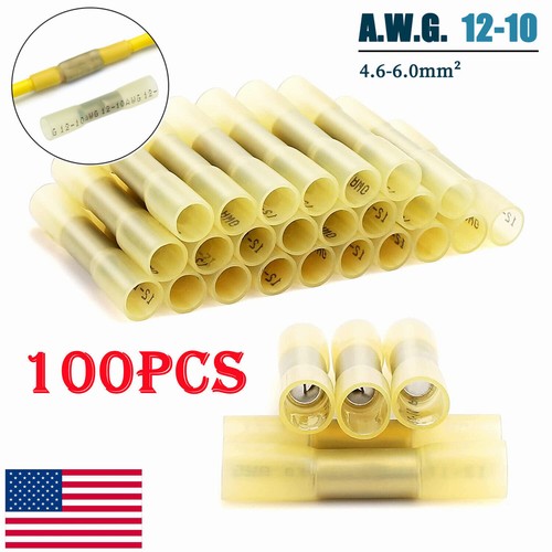 USA STOCK Heat Shrink Wire Butt Connectors Crimp Terminal Kit Waterproof - Picture 8 of 19