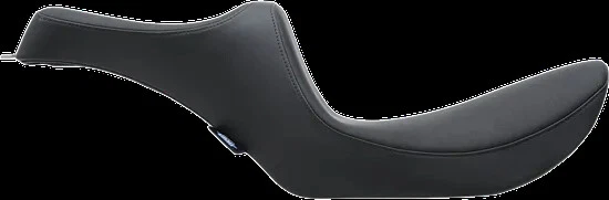 Asiento DS rojo liso Predator III 2 para Harley Super Glide 82-94 Foto 2 de 4