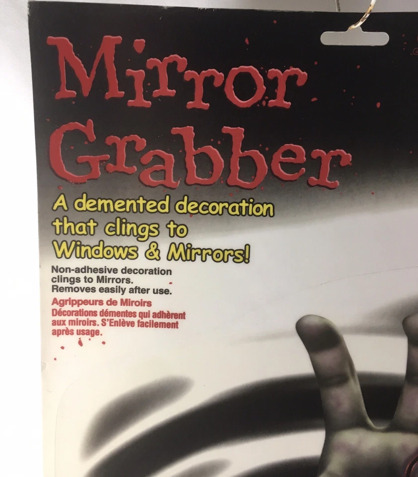 It Came From Beyond Espejo de Vidrio Grabber Zombie Halloween Decoración de Ventana Foto 2 de 4