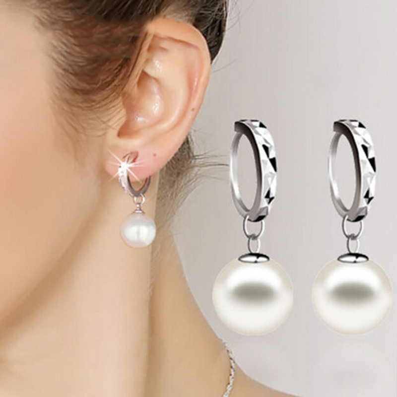 Silver Plated Music Note Earrings - Dangle Hoop Earrings For Daily Wear