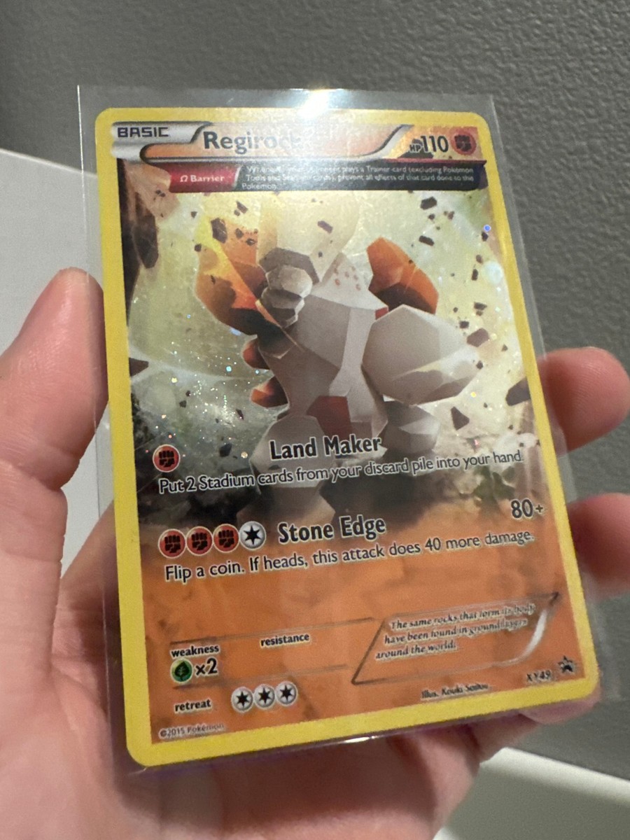ポケモンカード SR Pokemon TCG Regirock XY49 SWIRL Full Art XY Black Star Promo Card