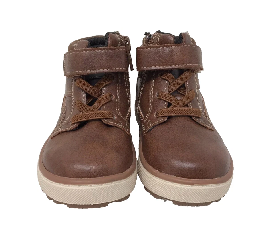 Jumping Beans Toddlers Boy's Grunge Outdoor Hiking Boots Brown Size:7 98O - Image 2 of 4