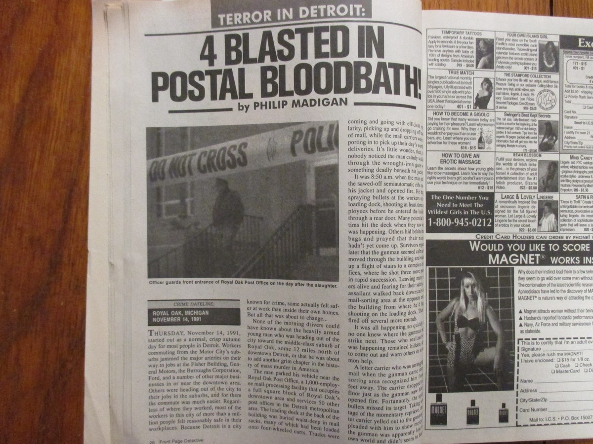 Sep-1992 Front Page Detective Mag(GERALD BIVINS/THOMAS McILVANE/ROBERT McNEALEY Sep-1992 Front Page Detective Mag(GERALD BIVINS/THOMAS McILVANE/ROBERT McNEALEY