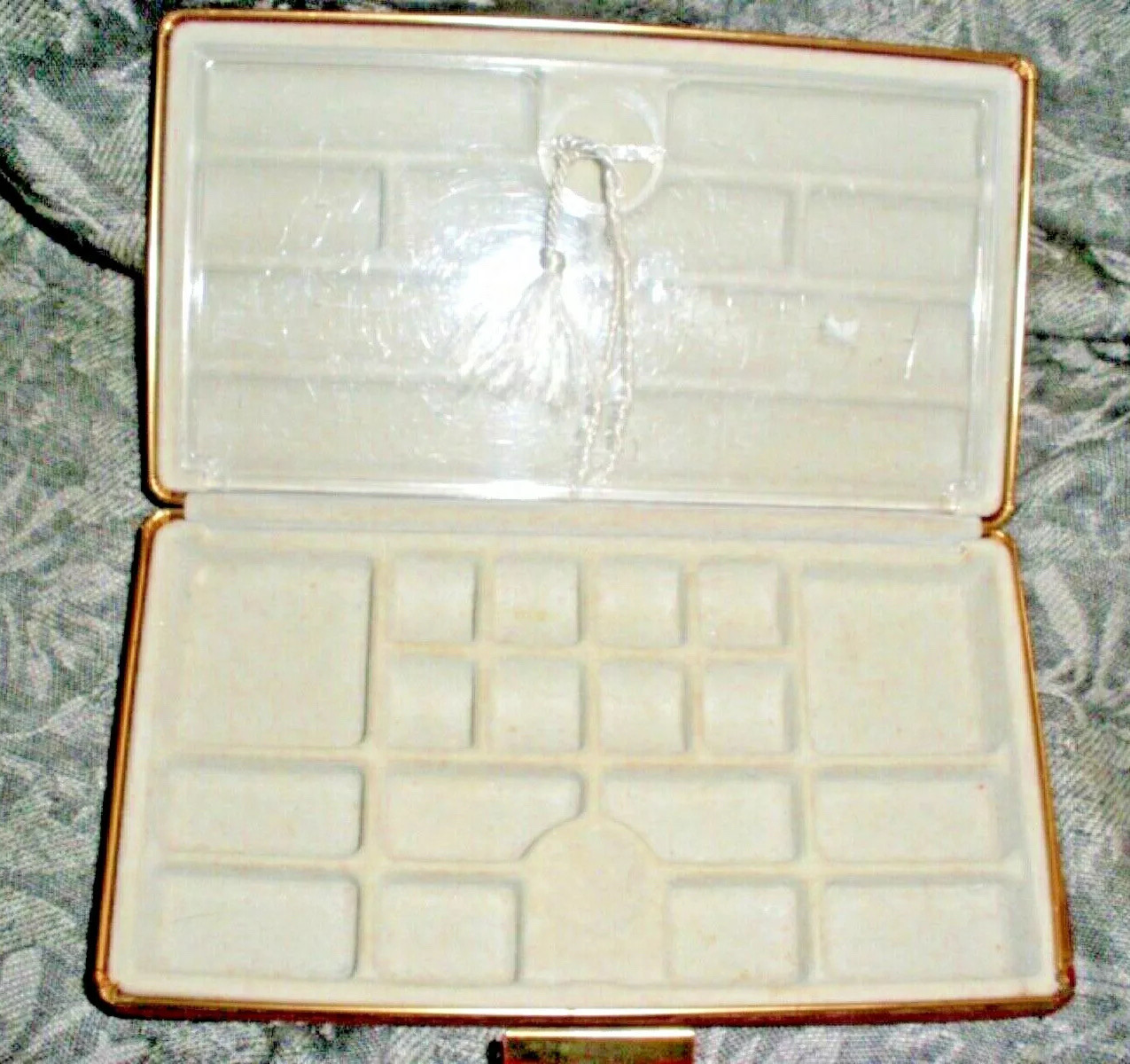 Burgundy Velvet w/ Snap Case Hard Shell Jewelry Presentation Box Velour