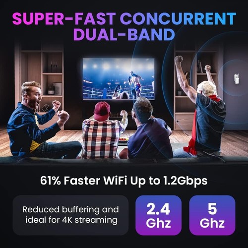 New 2024 WIFI Extender Signal Booster 4X Faster Longest Range Alexa Fast Ship - Afbeelding 2 van 6