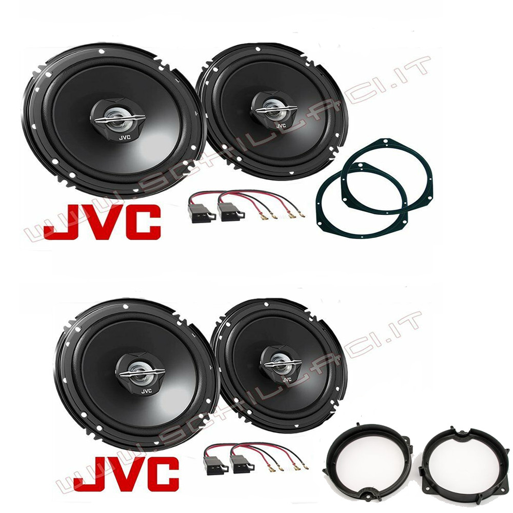 Upgrade Audio Opel Astra H: Kit 4 Altoparlanti JVC 17cm con Adattatori