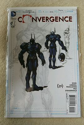 Convergence #1 1:100 Greg Capullo Batman Variant - 2015 - DC Comics - Englisch