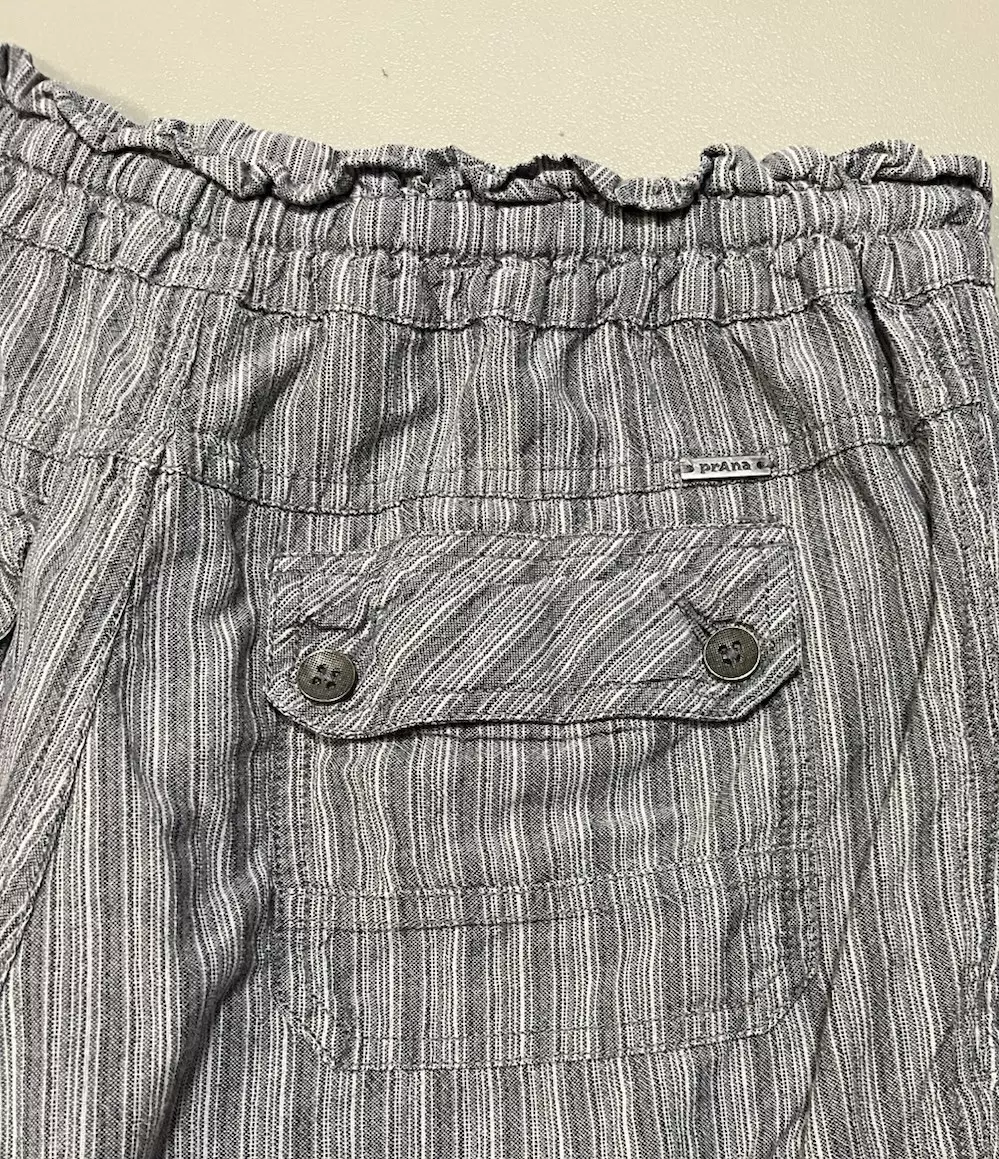prana breathe casual elastic drawstring waist shorts
