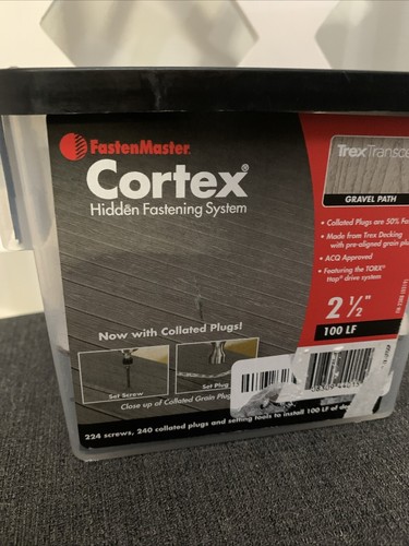 FastenMaster Collated Cortex for Trex Decking Spiced Rum 100 Linear Feet
