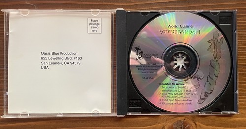 World Cuisine: Vegetarian by Nettie Cronish (CD, 1996. IBM PC & Macintosh) - Picture 3 of 3