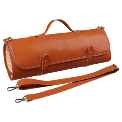 EDENs Kitchen Chef Knife Bag Roll Bag Synthetic Leather Knife Carrying Storage C