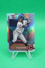 2022 Bowman Draft Base Chrome Sky Blue Refractor #BDC-134 Angel Martinez LPN