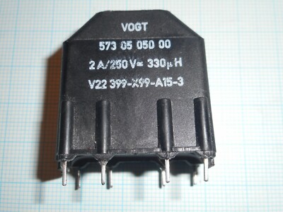 Entstör Drossel Power Line Choke  VOGT 573 05, 2A, 250V~, 0,33mH