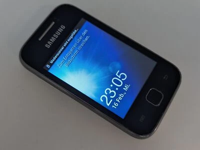 SAMSUNG GALAXY Y GT-S5360 GRAU TOP+OVP+VIELE EXTRAS+RECHNUNG+DHL VERSAND