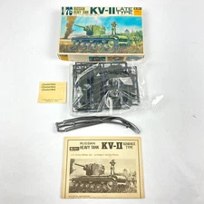 Fujimi KV-II Russian Model Kit Heavy Tank Late Type 1/76th Scale Vintage