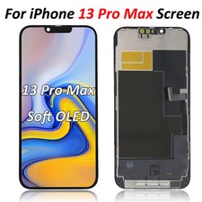 For iPhone 13 Pro Max Soft OLED LCD Display Touch Screen Digitizer Replacement