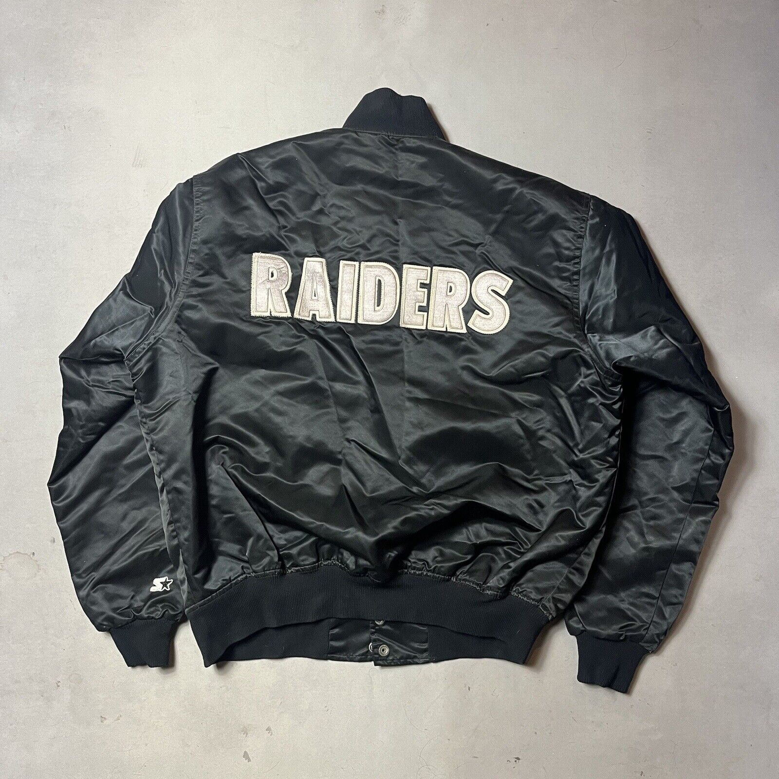 Satins Tagged raiders puffer - VintageSportsGear