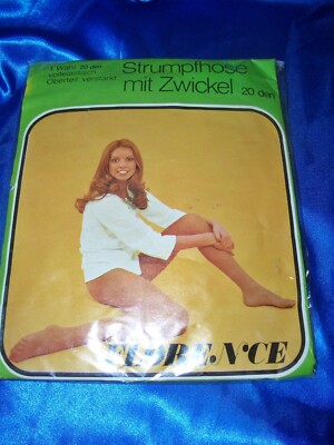 VINTAGE Florence Feinstrumpfhose Gr. 38-40 inka 20 den Tights Nylons  OVP