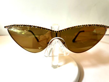 NEW JIMMY CRYSTAL WOMENS SUNGLASSES CAT EYE GL1488  GOLD  SWAROVSKI