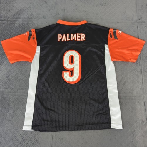 Carson Palmer Cincinnati Bengals Jersey Reebok Black Boys Youth XL 18/20 - Picture 2 of 9