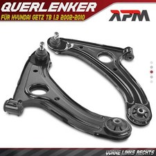 2x Querlenker Radaufhängung Vorne Links Rechts für Hyundai Getz TB 1.3 2002-2010