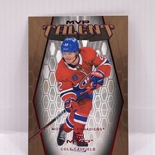 2023-24 UD Hockey MVP 20th Anniversary Talent Card #MT-87 Cole Caufield Montreal