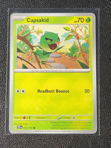 Capsakid 012/191 Pokemon card SV Surging Sparks common NM