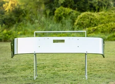 Freightliner FLD 120 / 112 Bumper for Setback Axle - 16" Chrome with Tow - USA