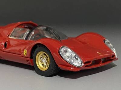 Bang 1/43 Ferrari 330 P4 Spyder 1967 Prova Mo 49 Red Le Mans
