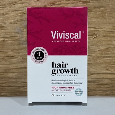 NEW Viviscal Hair Growth & Health Supplement 60 Tablets Drug Free / BF4