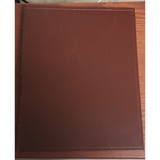 Vintage Bonded Leather 4x6 Photo Album Holds 300 Photos 10.5x13