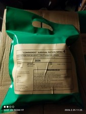 PORT OFFERT Ration de combat "Commando", Menu N° 4 , D.D.M 2026, française