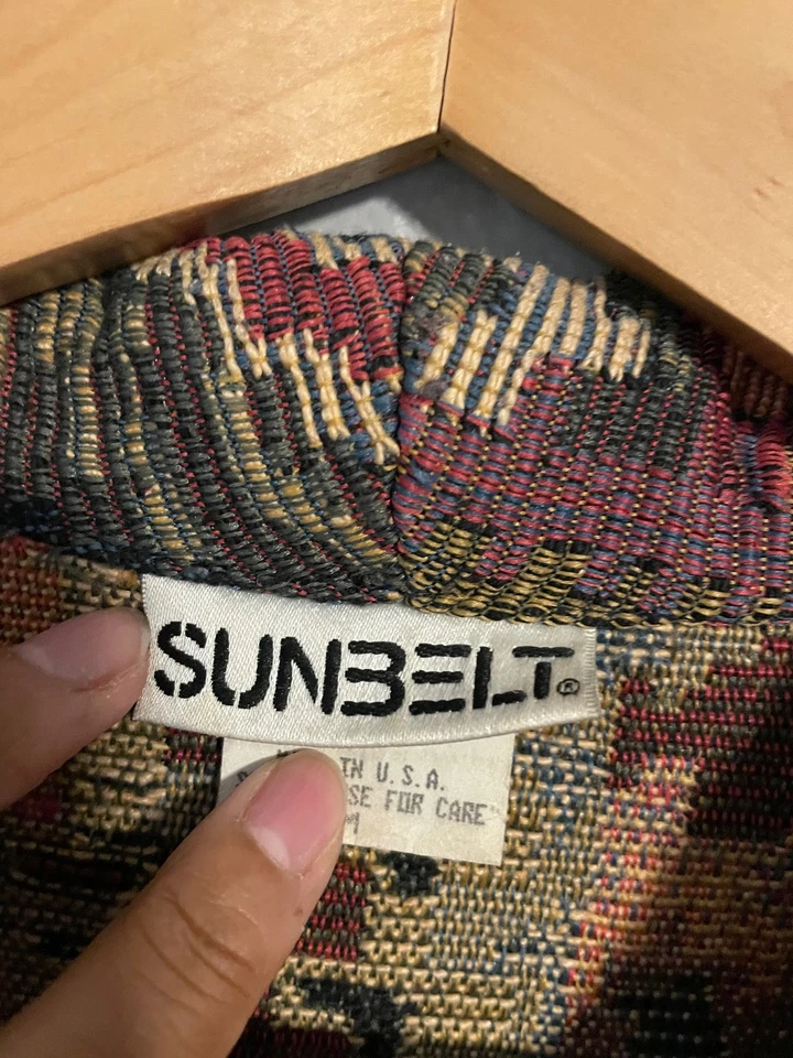 Chaqueta Vintage Sunbelt Mujer Mediana Suroeste Blazer Azteca EE. UU. 90s Foto 2 de 4