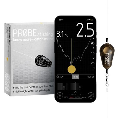 Sonde Smart Fishing Tracker Karpfenköder Match Temperatur Tiefe Schlag Datensensor