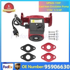 Cast Iron Circulator Pump Replace For Grundfos 95906630 UPS26-150F 115V 1/3 HP