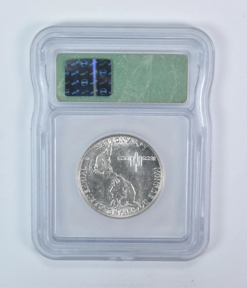 1923-S Monroe Commemorative Half Dollar MS61 ICG *5770 - Image 2 of 3