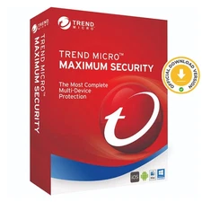 Trend Micro Maximum Security 2025 | 1 Year 3 Devices | Antivirus | Download