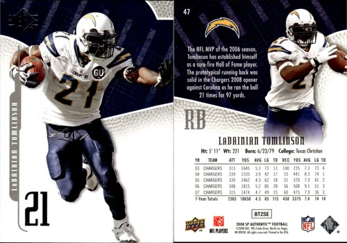 2008 Upper Deck SP Authentic Football Complete Your Set #1-200 You Pick! - Picture 18 of 30