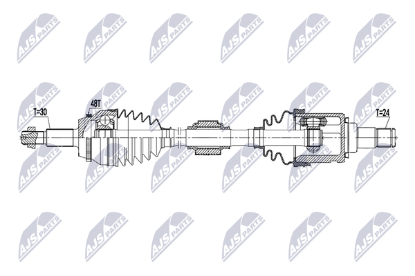 NTY NPW-TY-260 Antriebswelle Vorne Rechts FüR Lexus Toyota-image