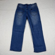 Lee X-treme Comfort Sport Series Boy's Size 12 Husky Straight Leg Blue Jeans EUC