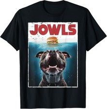 Funny Pittie Pitbull Pit Bull Jowls Burger Bully Dog Mom Dad Gift Unisex T-shirt
