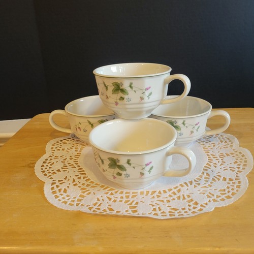 4er Set Mount Clemens Keramik Wild Berry Muster Tasse - Bild 4 von 9