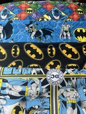 Camelot DC Comics BATMAN cotton sewing fabric lot 7 yd