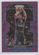 2021-22 Panini Prizm Purple Wave Prizm Seth Curry #198 0t2