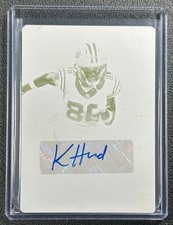 KOBE HUDSON 2025 PANINI NATIONAL TREASURES #126 ROOKIE PRINTING PLATE AUTO 1/1