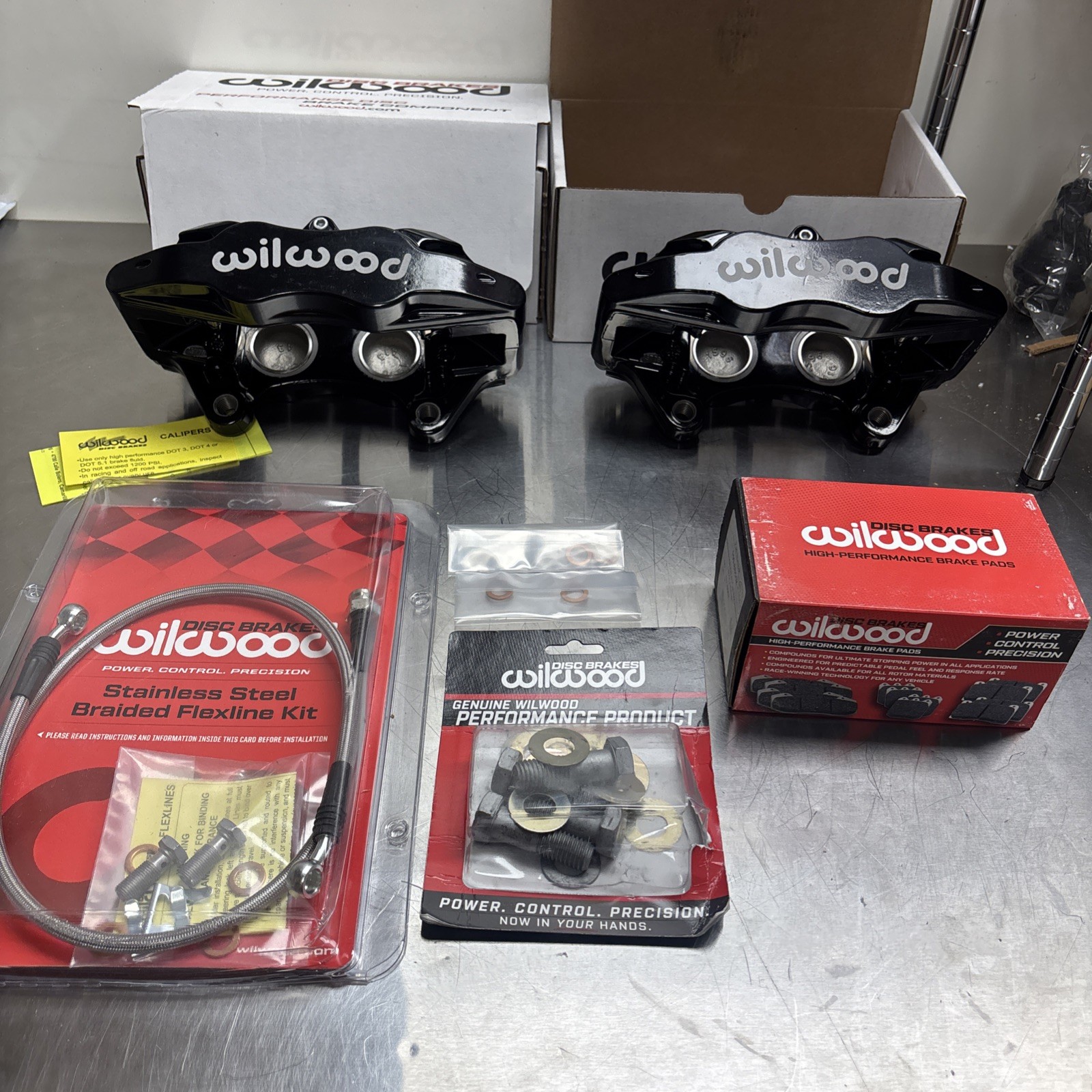 Wilwood 17667 SLC56 Front Replacement Black Caliper Kit For 1997-2013 Corvette