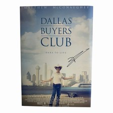 Matthew McConaughey “Dallas Buyers Club” AUTOGRAPH Signed A3 Photo ACOA