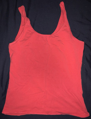 Divided by H&M Women s Solid Pink Scoop Neck Sleeveless Tank Top Size 12