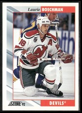 1992-93 Score #374 Laurie Boschman