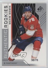 2018-19 Upper Deck SP Game Used Authentic Rookies 38/78 Maxim Mamin #184 05u8